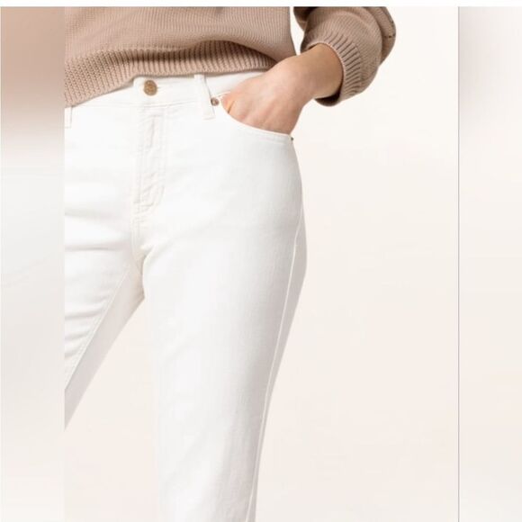 cambio Denim - Cambio Norah Short White Ankle Jeans for Women